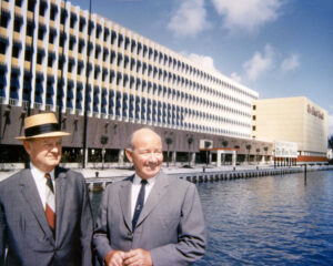 Knight Brothers at Miami Herald Building in 1963